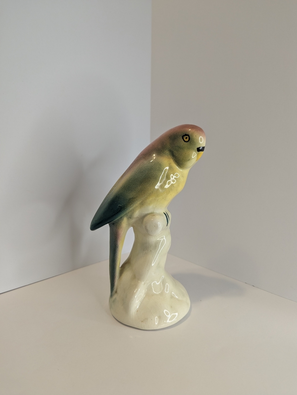 Vintage Royal Copley Parakeet MCM Pink And Green